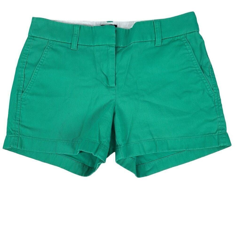 J. Crew 3.5" Classic Chino Short size 00 Green